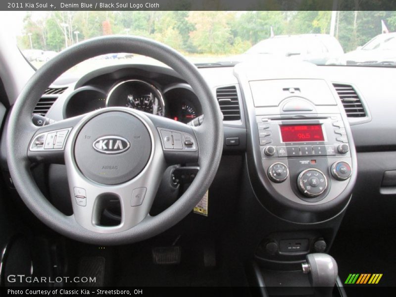 Denim Blue / Black Soul Logo Cloth 2011 Kia Soul +