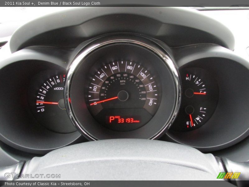 Denim Blue / Black Soul Logo Cloth 2011 Kia Soul +