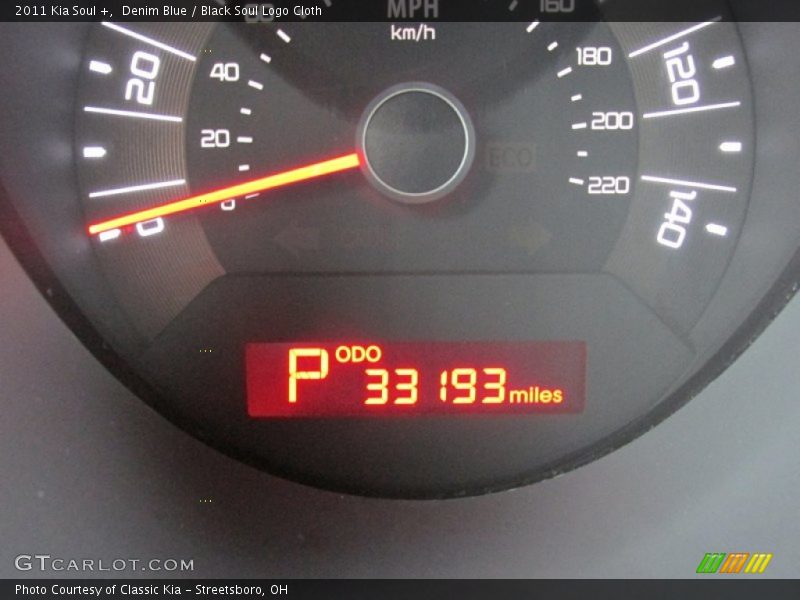 Denim Blue / Black Soul Logo Cloth 2011 Kia Soul +