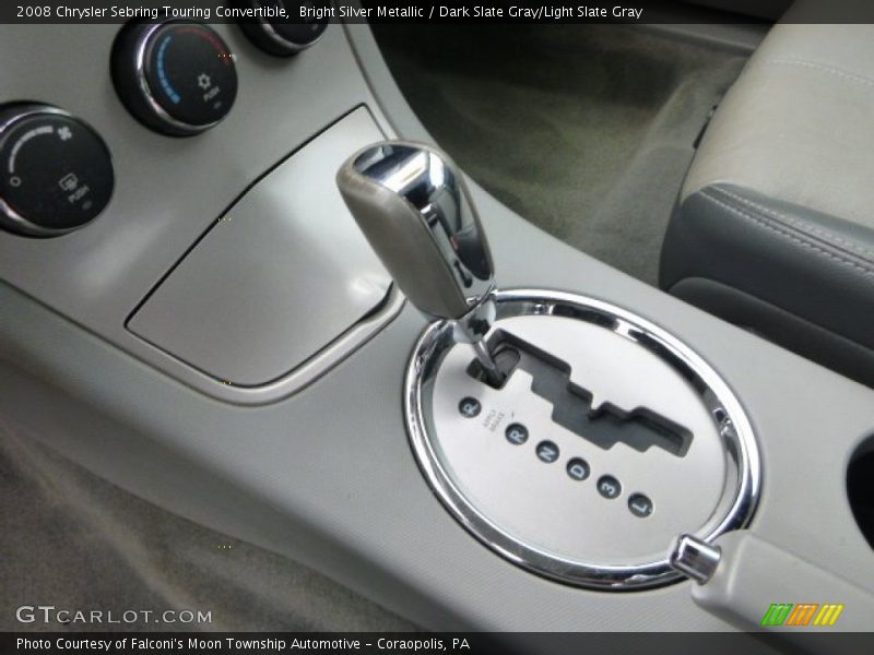Bright Silver Metallic / Dark Slate Gray/Light Slate Gray 2008 Chrysler Sebring Touring Convertible