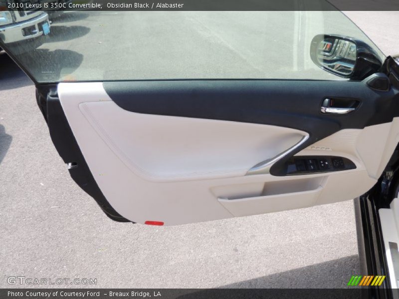 Obsidian Black / Alabaster 2010 Lexus IS 350C Convertible