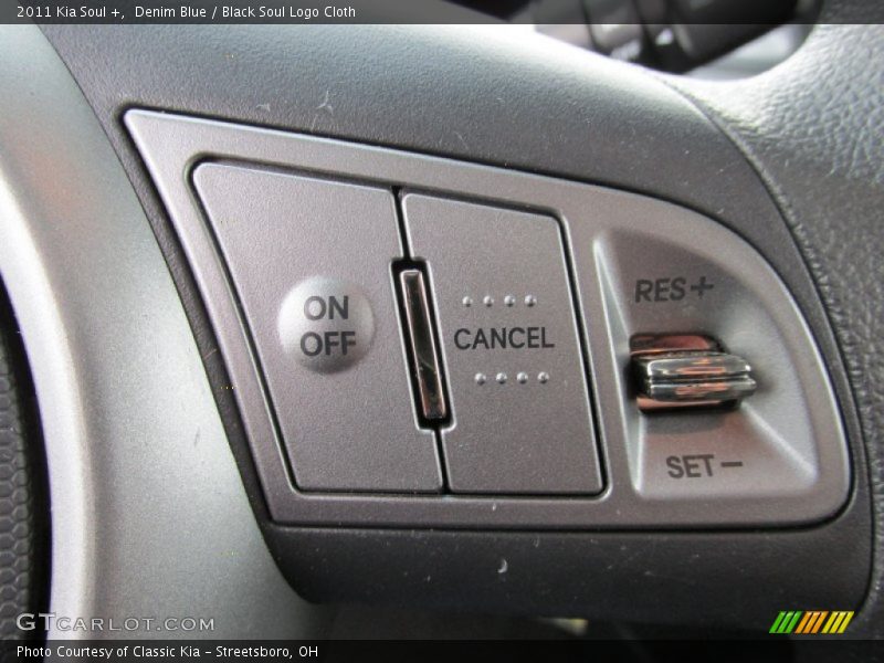 Denim Blue / Black Soul Logo Cloth 2011 Kia Soul +