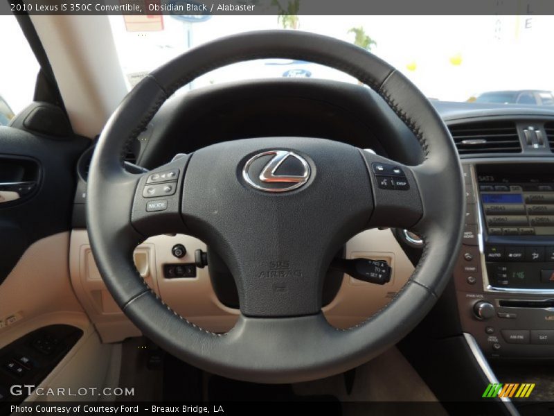 Obsidian Black / Alabaster 2010 Lexus IS 350C Convertible