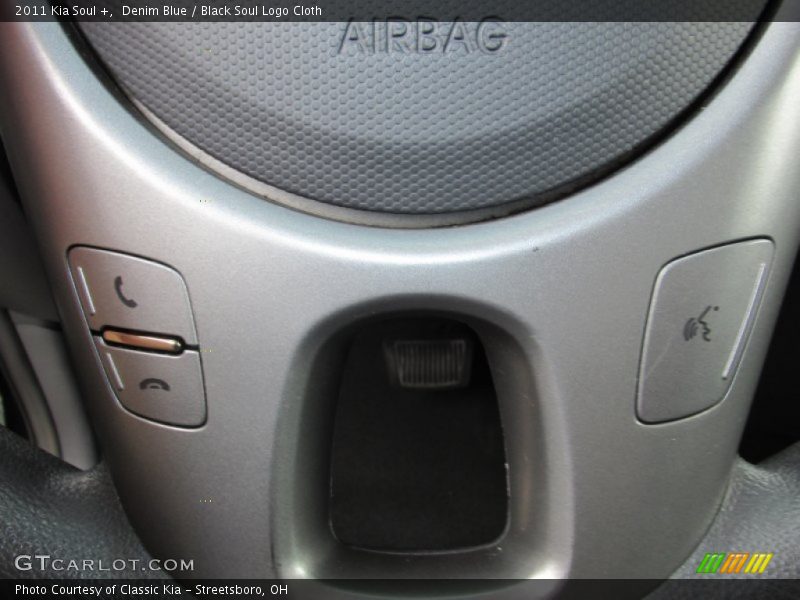 Denim Blue / Black Soul Logo Cloth 2011 Kia Soul +