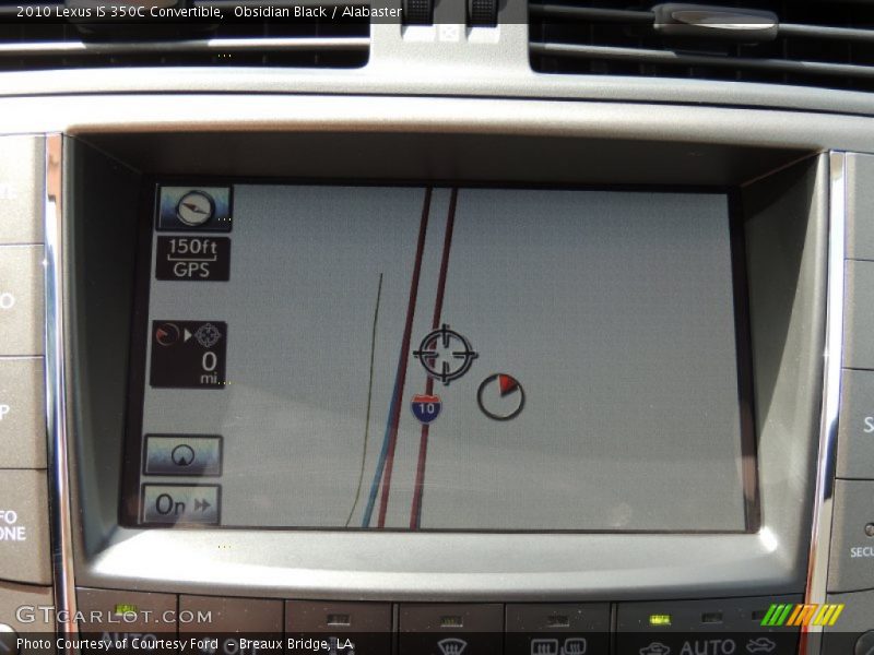 Obsidian Black / Alabaster 2010 Lexus IS 350C Convertible