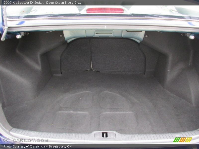 Deep Ocean Blue / Gray 2007 Kia Spectra EX Sedan