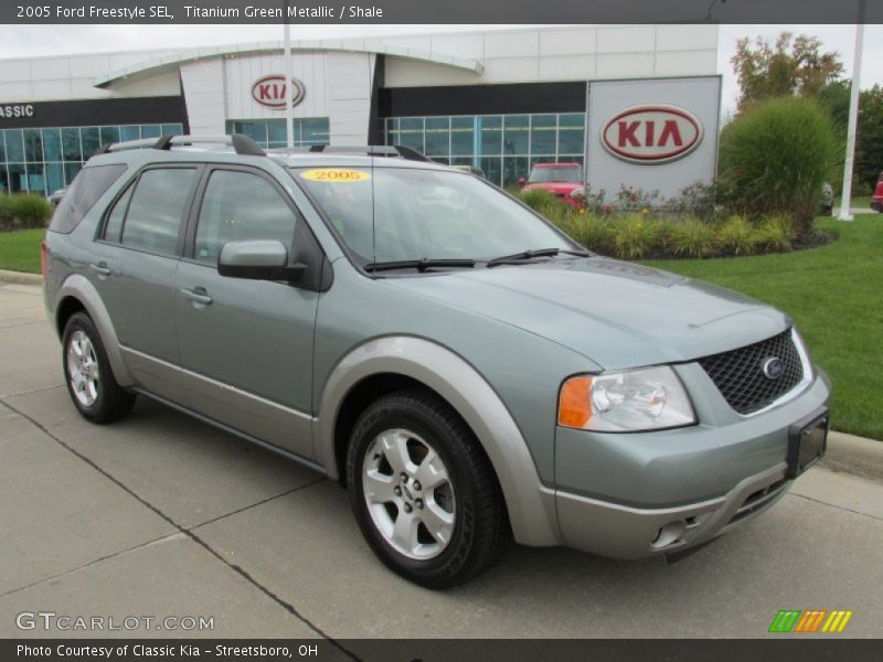 Titanium Green Metallic / Shale 2005 Ford Freestyle SEL