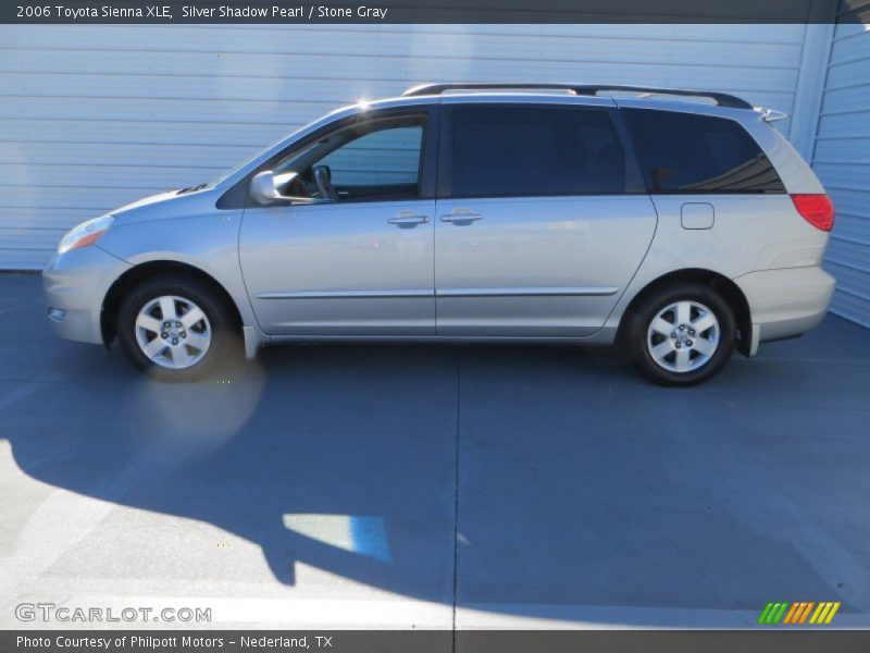 Silver Shadow Pearl / Stone Gray 2006 Toyota Sienna XLE
