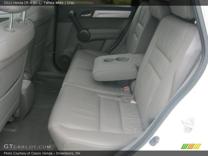 Taffeta White / Gray 2011 Honda CR-V EX-L