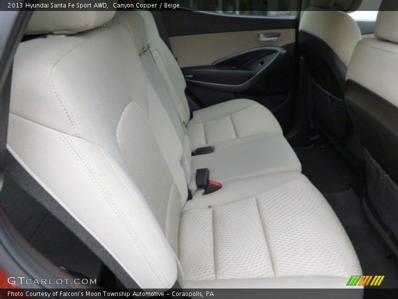 Canyon Copper / Beige 2013 Hyundai Santa Fe Sport AWD