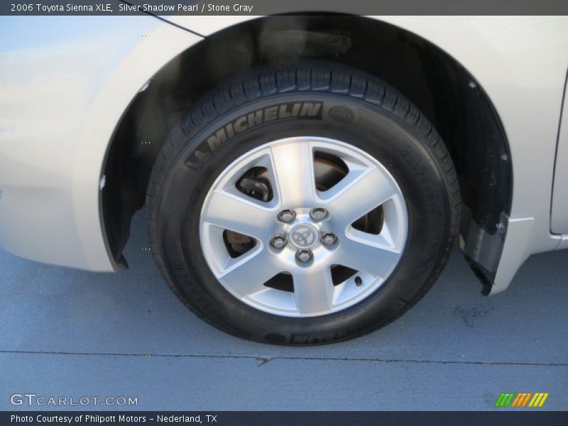 Silver Shadow Pearl / Stone Gray 2006 Toyota Sienna XLE