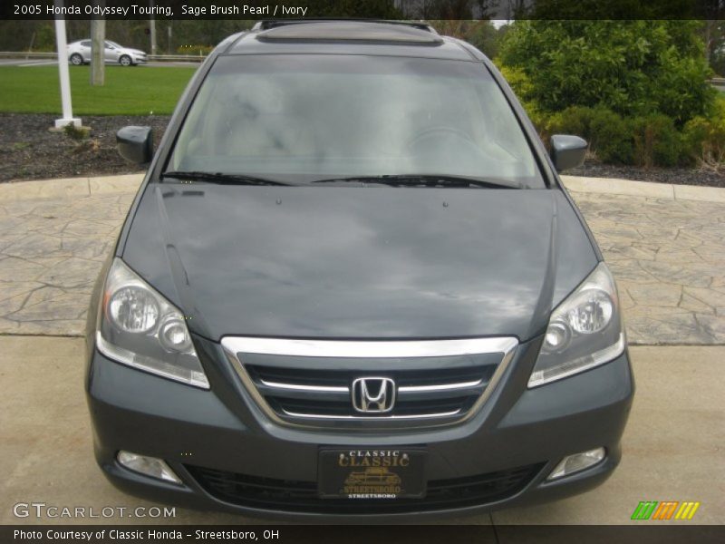 Sage Brush Pearl / Ivory 2005 Honda Odyssey Touring