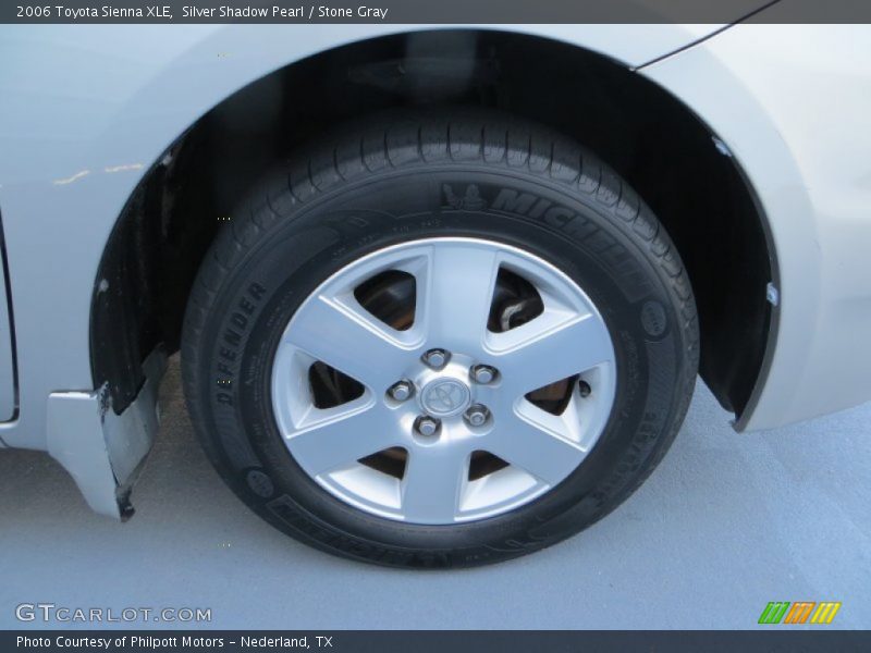 Silver Shadow Pearl / Stone Gray 2006 Toyota Sienna XLE