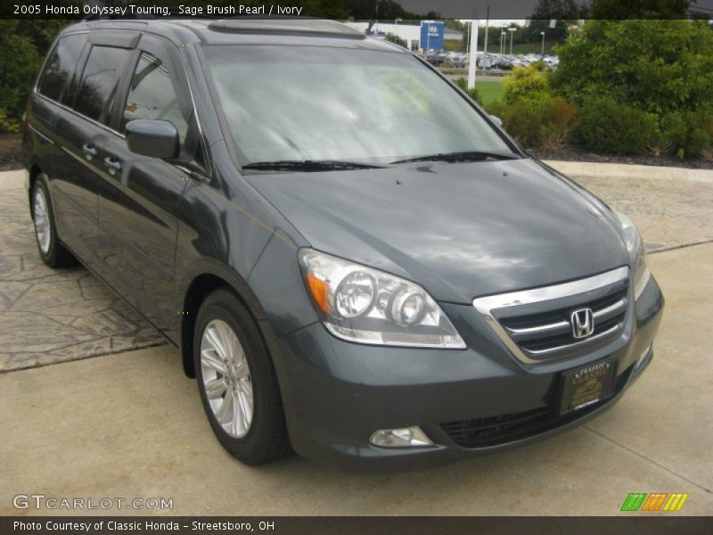Sage Brush Pearl / Ivory 2005 Honda Odyssey Touring
