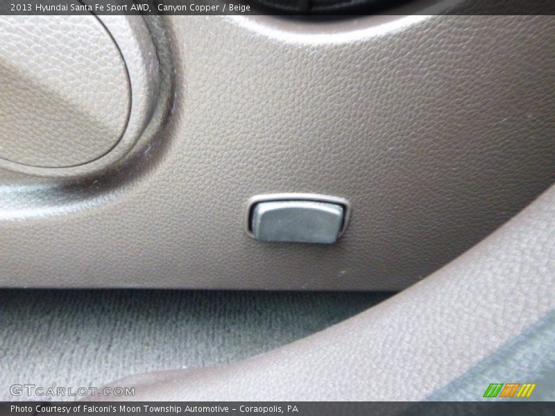 Canyon Copper / Beige 2013 Hyundai Santa Fe Sport AWD