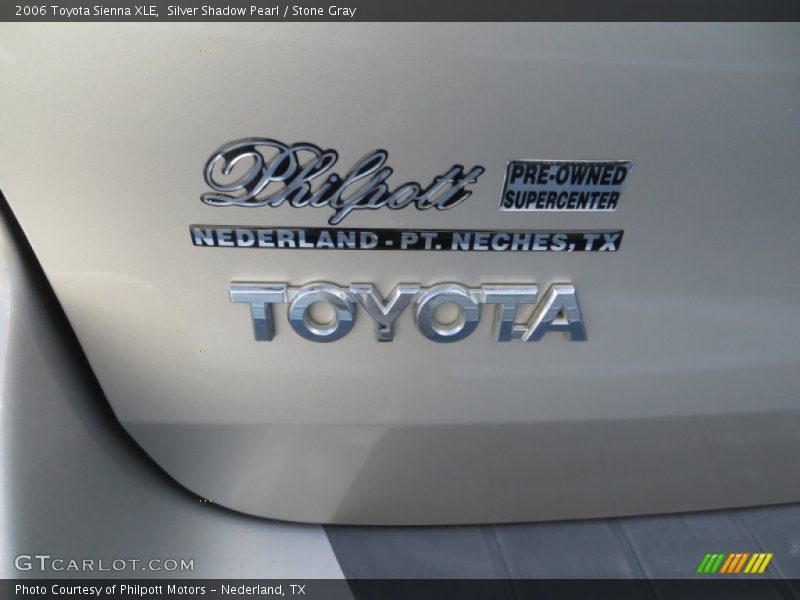 Silver Shadow Pearl / Stone Gray 2006 Toyota Sienna XLE