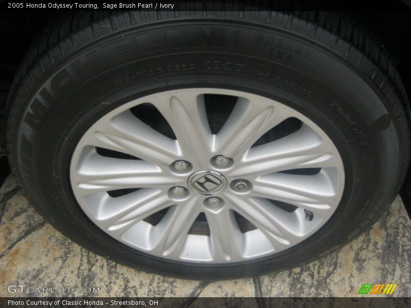 Sage Brush Pearl / Ivory 2005 Honda Odyssey Touring