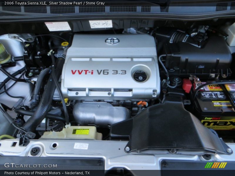 Silver Shadow Pearl / Stone Gray 2006 Toyota Sienna XLE