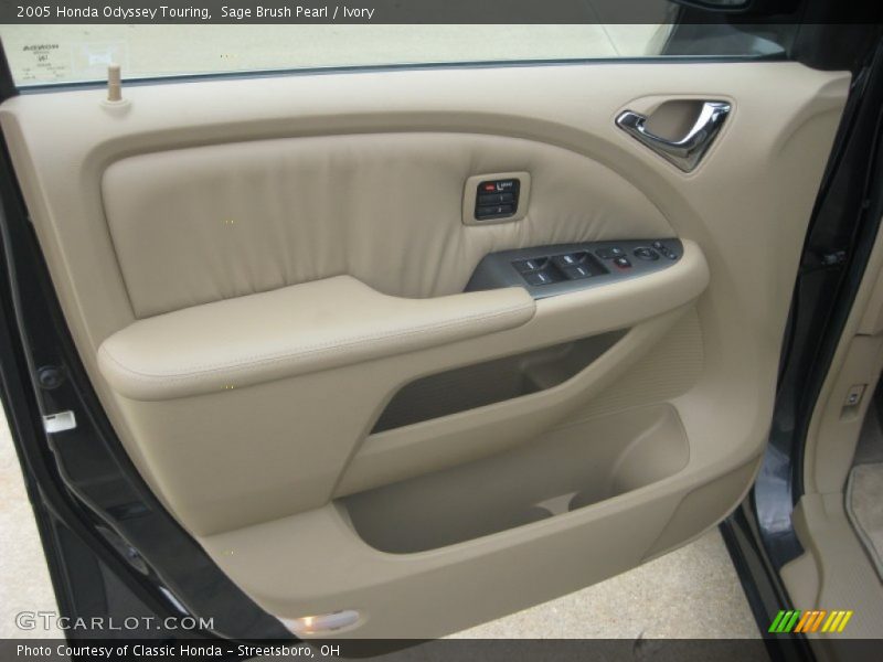 Sage Brush Pearl / Ivory 2005 Honda Odyssey Touring