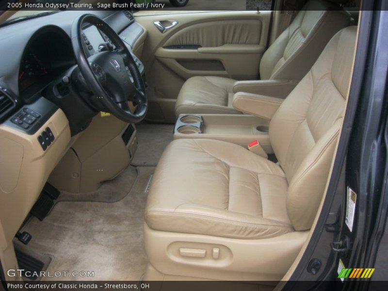 Sage Brush Pearl / Ivory 2005 Honda Odyssey Touring
