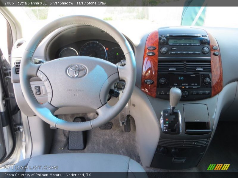 Silver Shadow Pearl / Stone Gray 2006 Toyota Sienna XLE