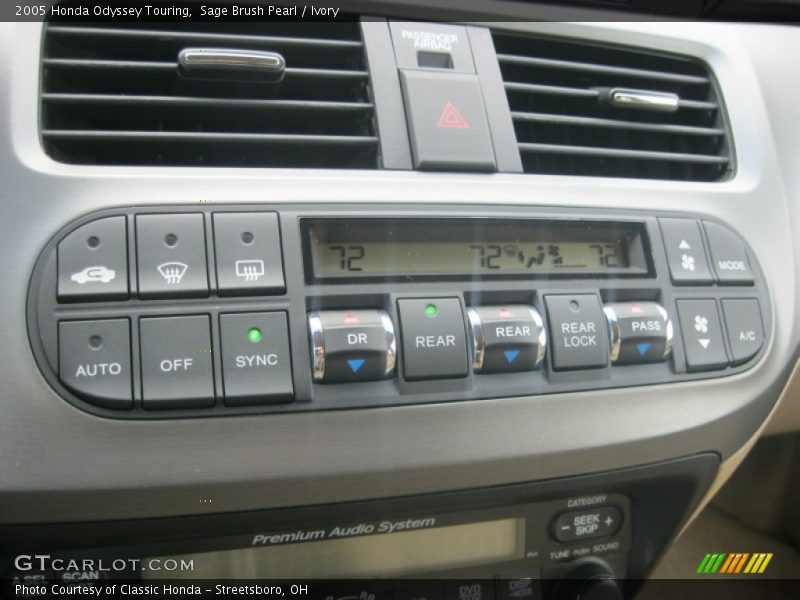 Sage Brush Pearl / Ivory 2005 Honda Odyssey Touring