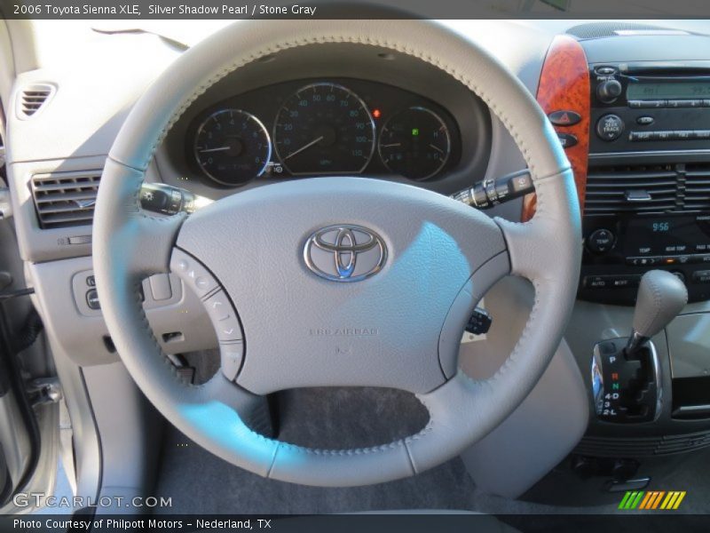 Silver Shadow Pearl / Stone Gray 2006 Toyota Sienna XLE