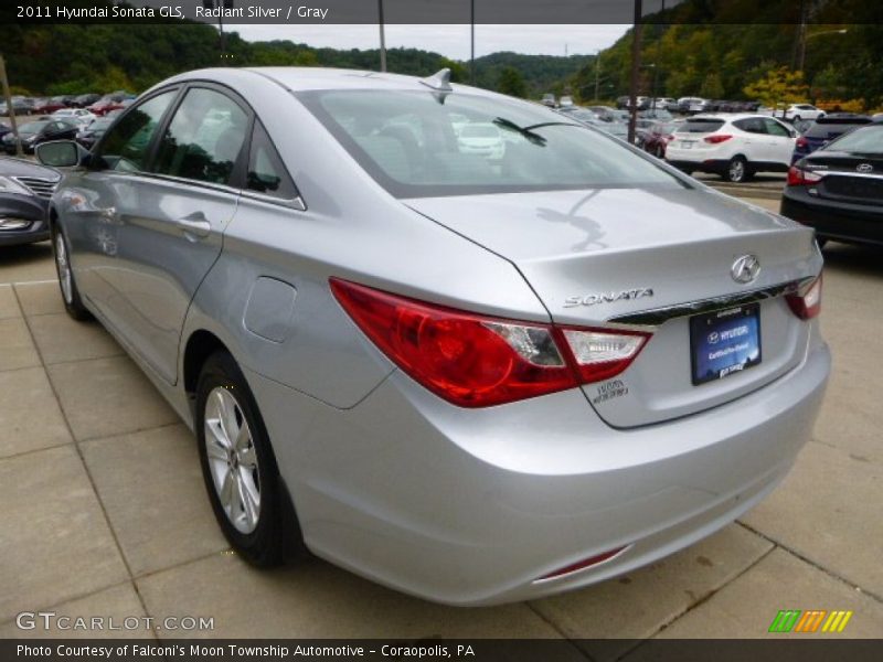 Radiant Silver / Gray 2011 Hyundai Sonata GLS