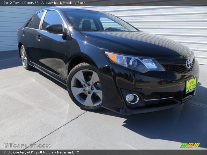 Attitude Black Metallic / Black 2012 Toyota Camry SE