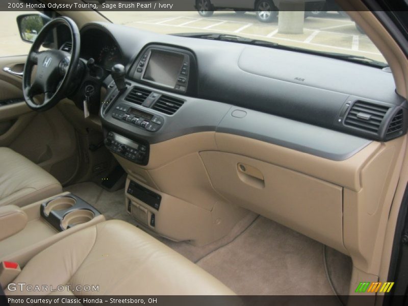 Sage Brush Pearl / Ivory 2005 Honda Odyssey Touring