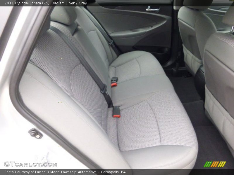 Radiant Silver / Gray 2011 Hyundai Sonata GLS