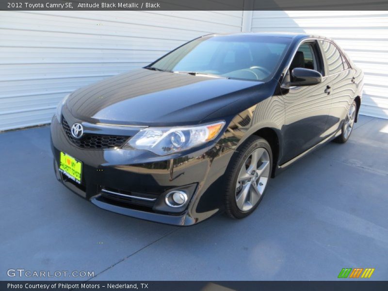 Attitude Black Metallic / Black 2012 Toyota Camry SE