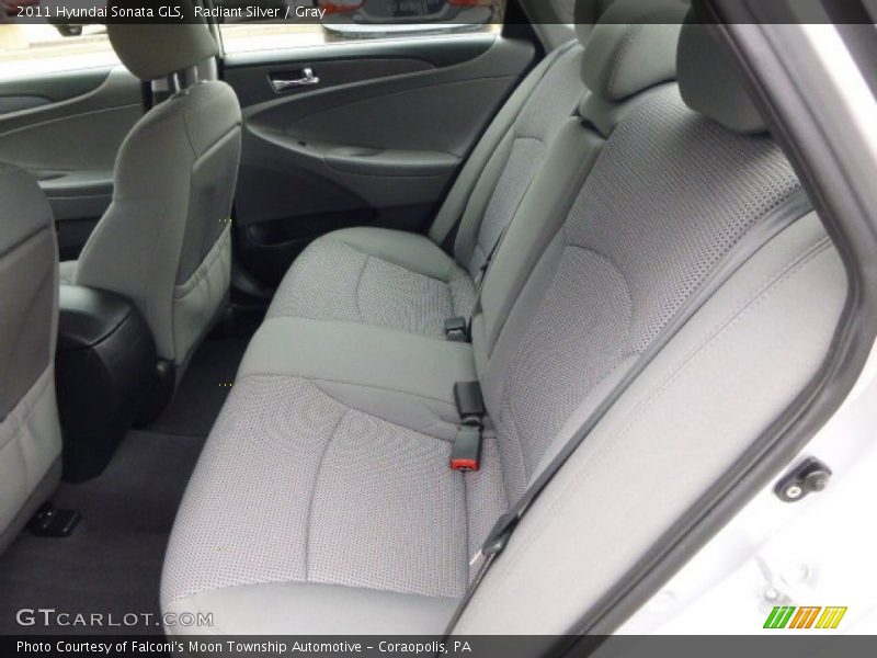 Radiant Silver / Gray 2011 Hyundai Sonata GLS