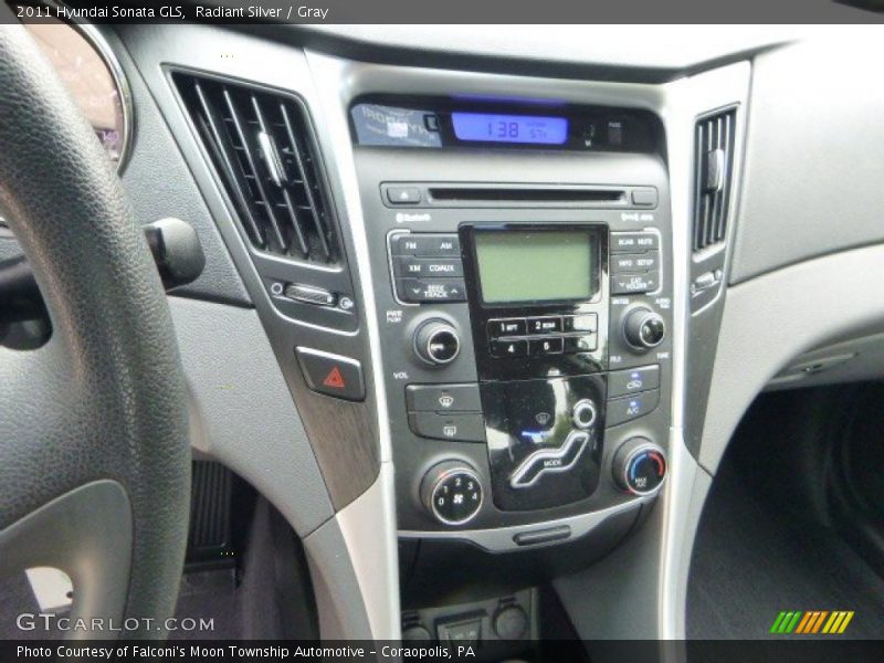 Radiant Silver / Gray 2011 Hyundai Sonata GLS