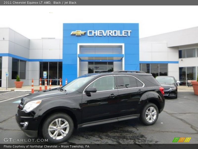 Black / Jet Black 2011 Chevrolet Equinox LT AWD