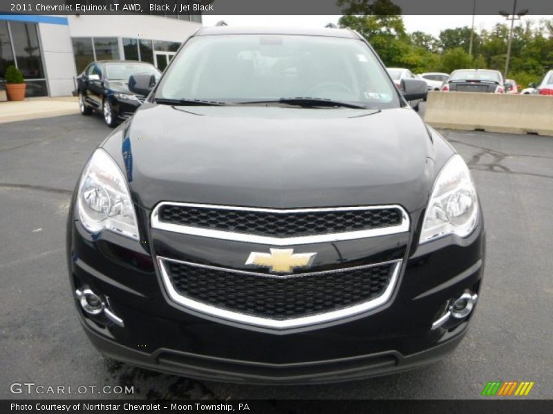 Black / Jet Black 2011 Chevrolet Equinox LT AWD