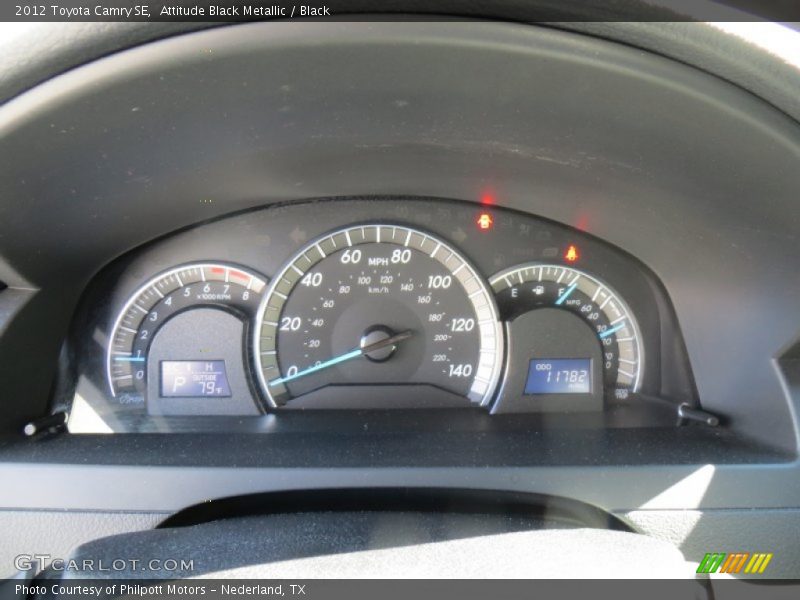 Attitude Black Metallic / Black 2012 Toyota Camry SE
