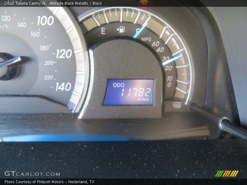 Attitude Black Metallic / Black 2012 Toyota Camry SE