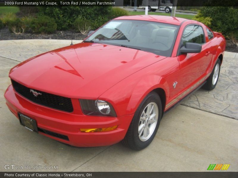 Torch Red / Medium Parchment 2009 Ford Mustang V6 Coupe