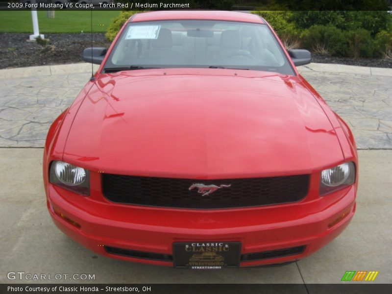 Torch Red / Medium Parchment 2009 Ford Mustang V6 Coupe