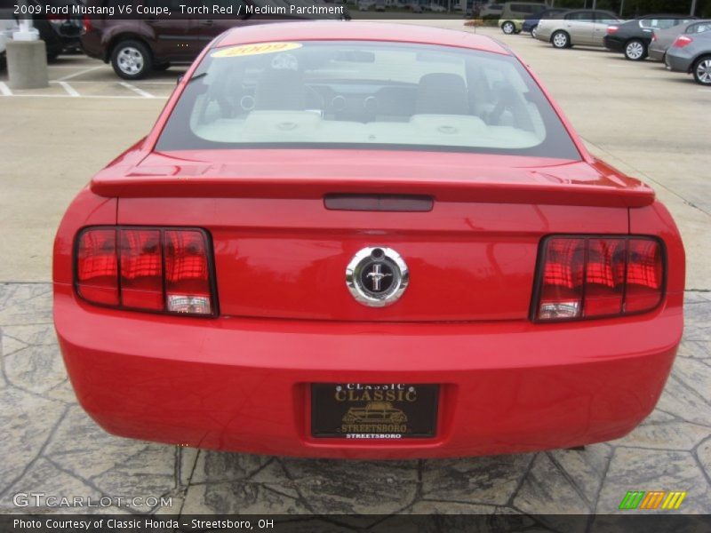 Torch Red / Medium Parchment 2009 Ford Mustang V6 Coupe