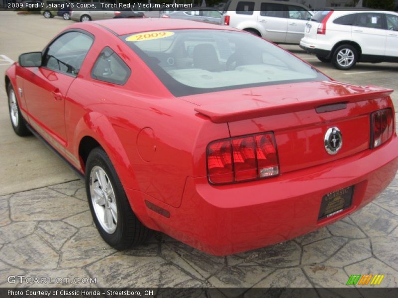 Torch Red / Medium Parchment 2009 Ford Mustang V6 Coupe