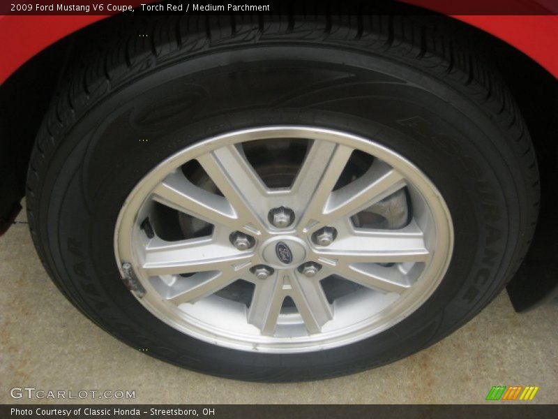 Torch Red / Medium Parchment 2009 Ford Mustang V6 Coupe