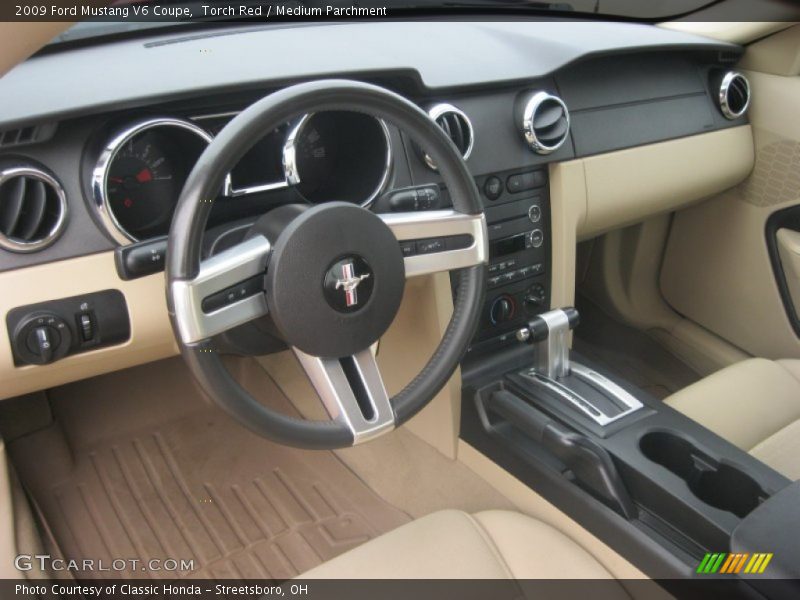 Torch Red / Medium Parchment 2009 Ford Mustang V6 Coupe