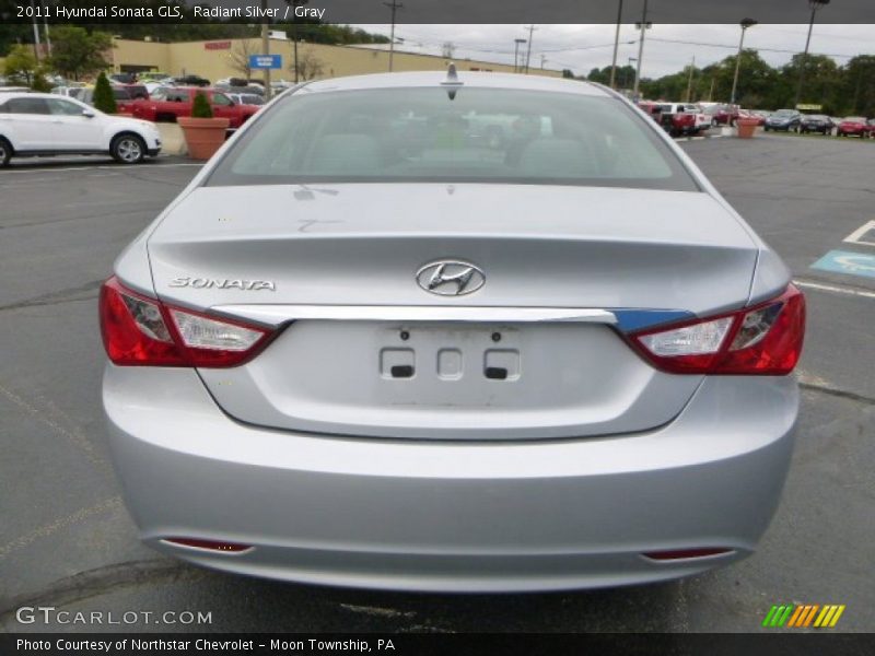 Radiant Silver / Gray 2011 Hyundai Sonata GLS