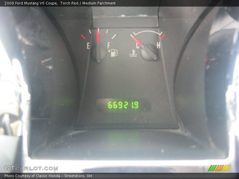 Torch Red / Medium Parchment 2009 Ford Mustang V6 Coupe