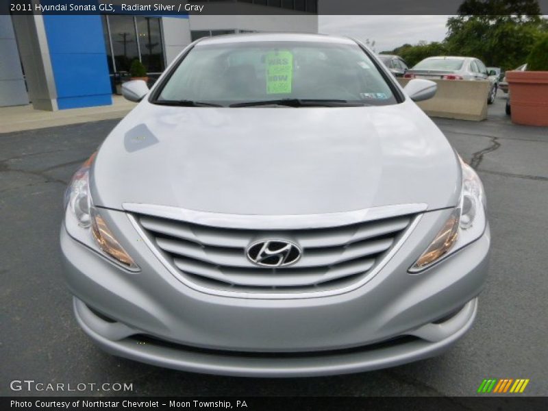 Radiant Silver / Gray 2011 Hyundai Sonata GLS