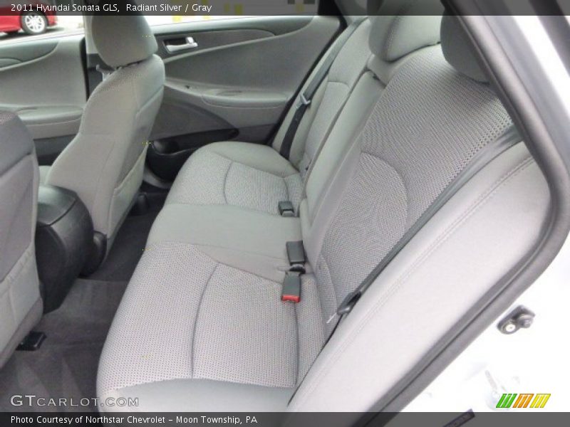 Radiant Silver / Gray 2011 Hyundai Sonata GLS