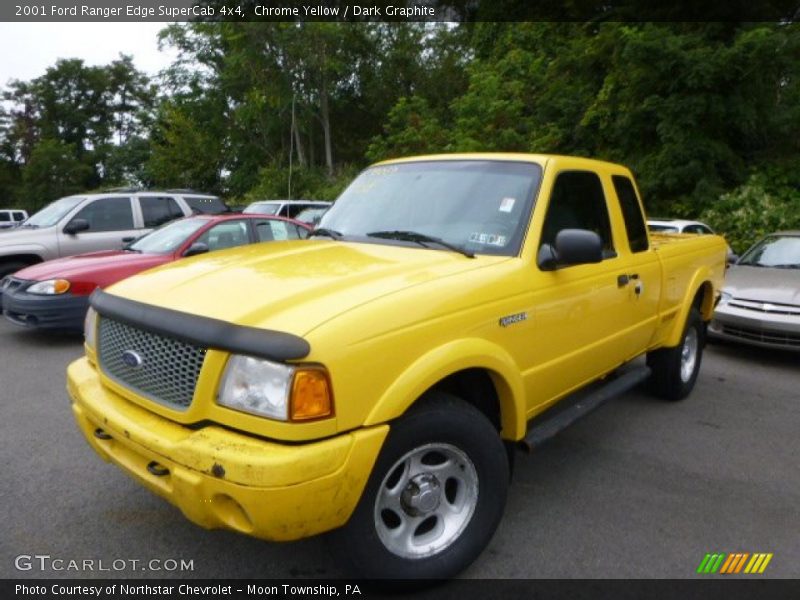 Chrome Yellow / Dark Graphite 2001 Ford Ranger Edge SuperCab 4x4
