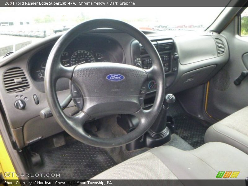Chrome Yellow / Dark Graphite 2001 Ford Ranger Edge SuperCab 4x4